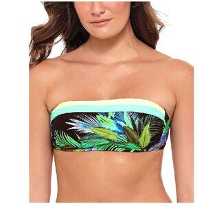 Salt + Cove Juniors' Tropic Glo Bandeau Bikini Top